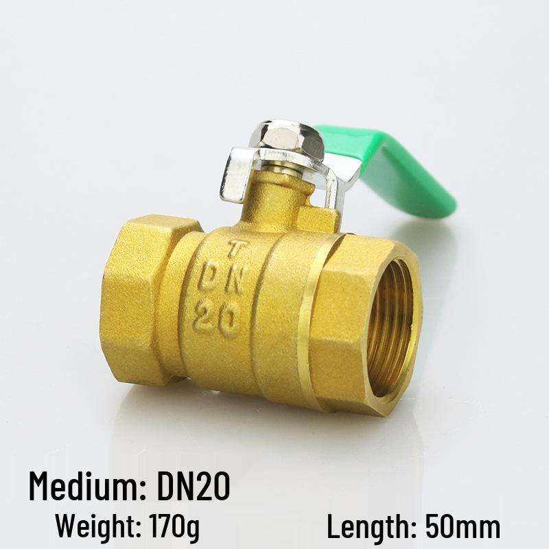 4-Point DN15 & 6-Point DN20 All-Copper Ball Valve, High-Temp Resistant, 1-Inch & 2-Inch, for Tap Water.