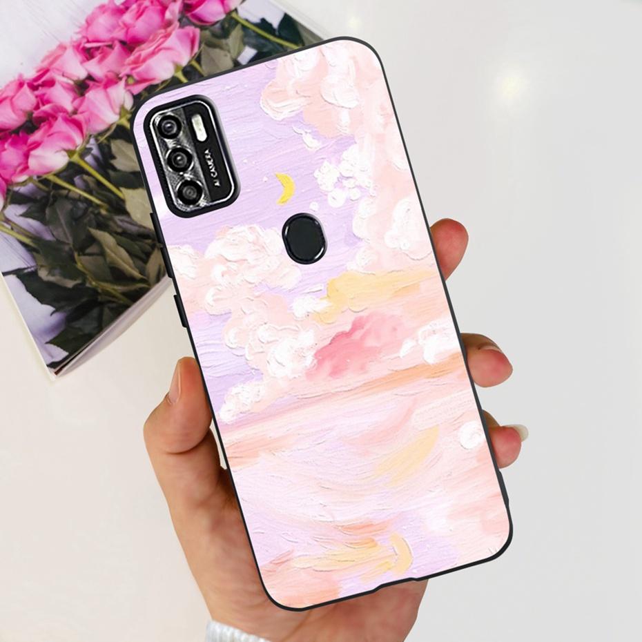 Lovely Case For ZTE Blade A7s 2020 / Optus X Pro / Telstra Evoke Plus 2 Black Silicon Soft Cases Cover For Zte A7s (2020) A7020