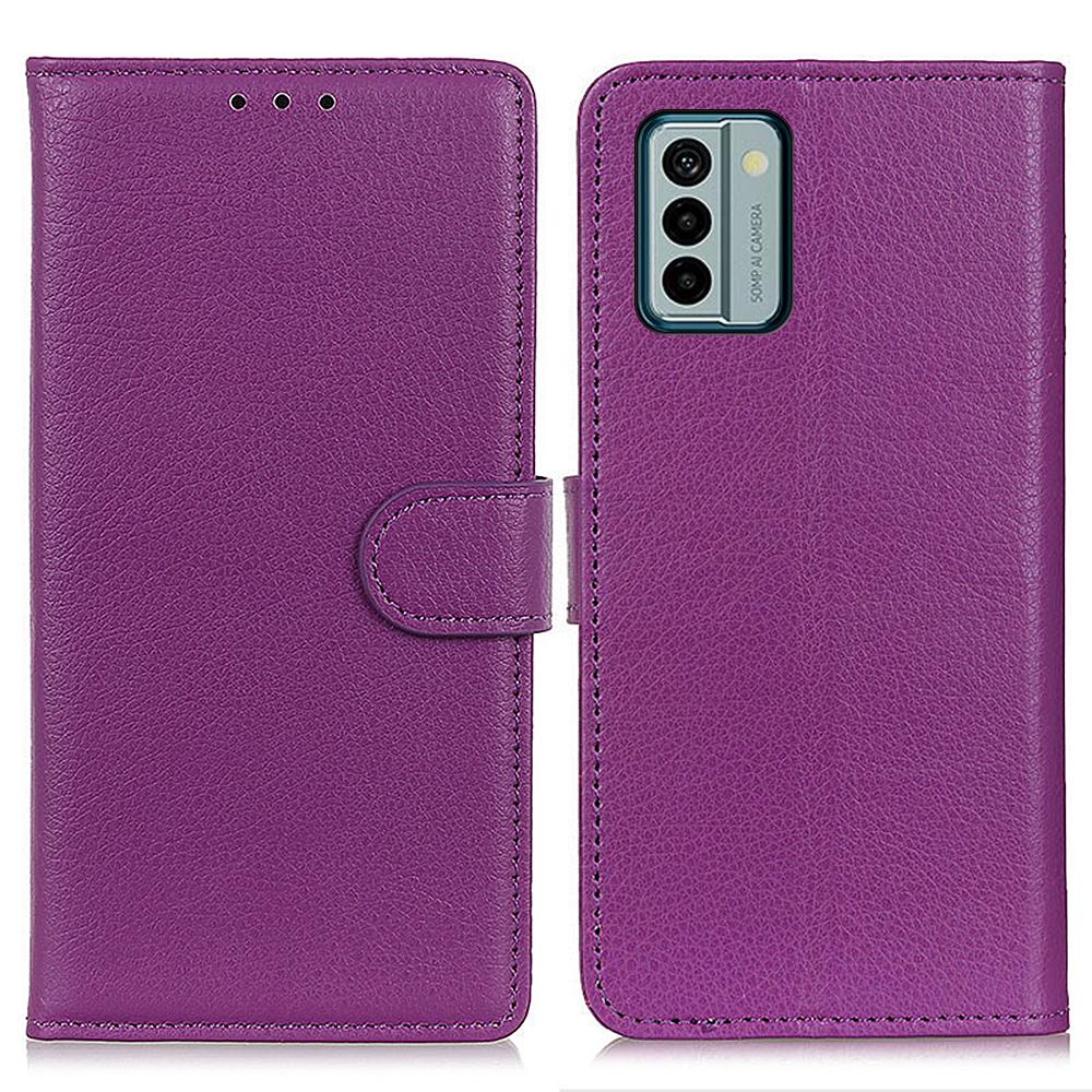 For Nokia G22 Wallet PU Leather Phone Case Stand Litchi Texture Cell Phone Cover