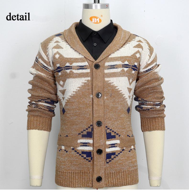 Men's Casual Cardigan Sweaters Vintage Shawl Collar Long Sleeve Knit Button Down Cardigans With Pockets Fall Winter Sweater Knitted Outwear for Men
