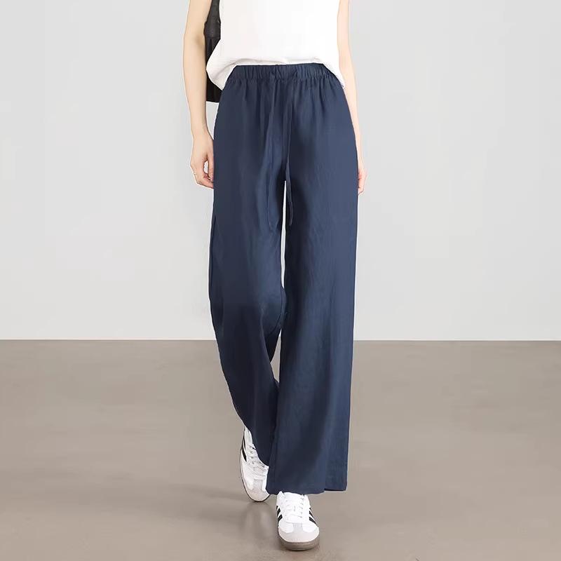 Women's Summer Wide-Leg Cotton Linen Pants: Relaxed, Versatile & Petite-Friendly