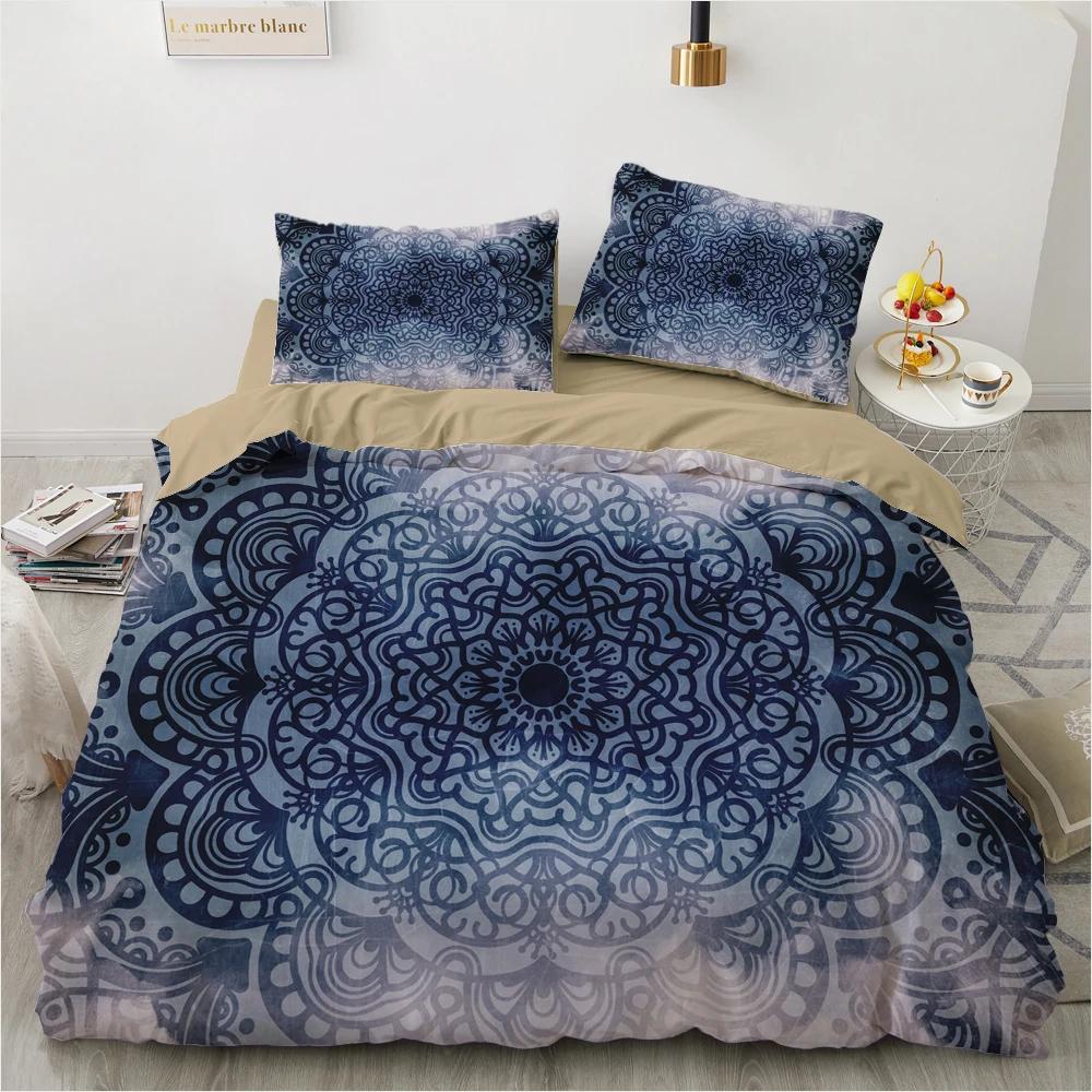 Luxury 3D Bedding set Europe Queen King Double Duvet cover set Bed linen Comfortable Blanket/Quilt cover Bed Set Nordic purple