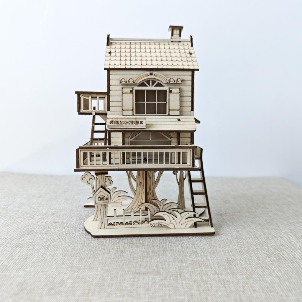 [Mechanical Gear Wooden Puzzle] 3D Mechanical Gear Wooden Puzzle Toy - DIY Model Kit For Adults, Brainstorming Toys, Holiday Gif