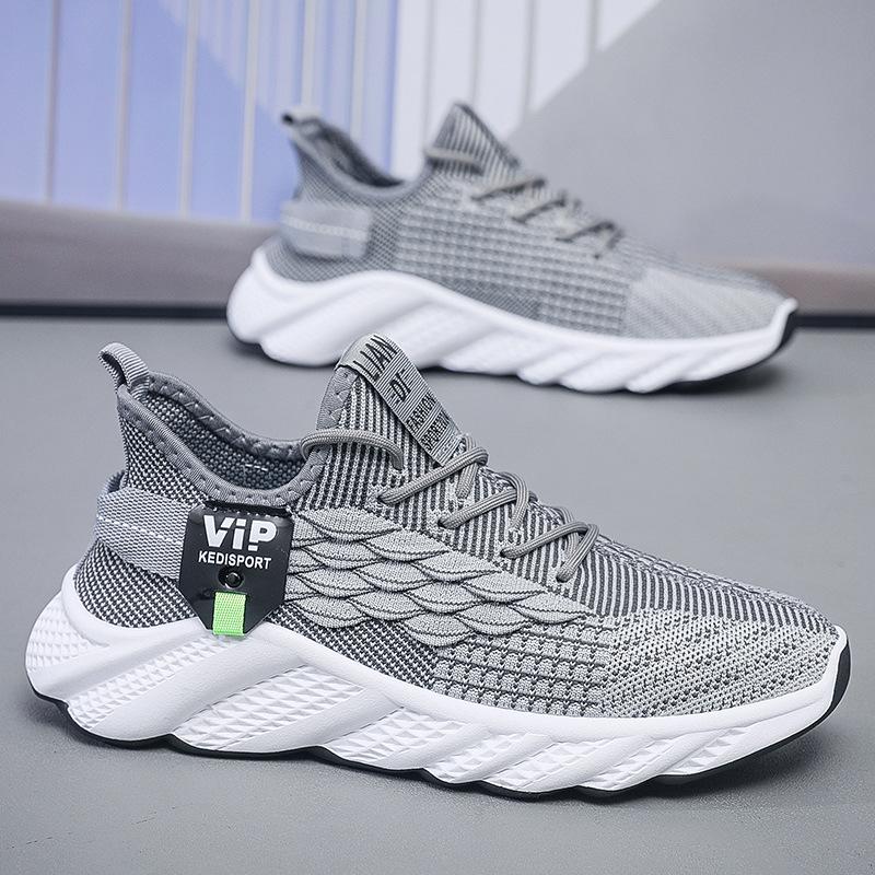 Summer New Men'S Shoes Breathable Running Sneakers Casual Shoes Flying Mesh Mesh Shoes All Men'S Fashion Shoes M905