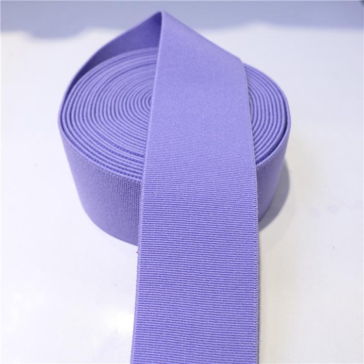 Polyester Imitation Nylon Elastic Webbing with Spot Color Processing - Clothing Accessories Rubber Band