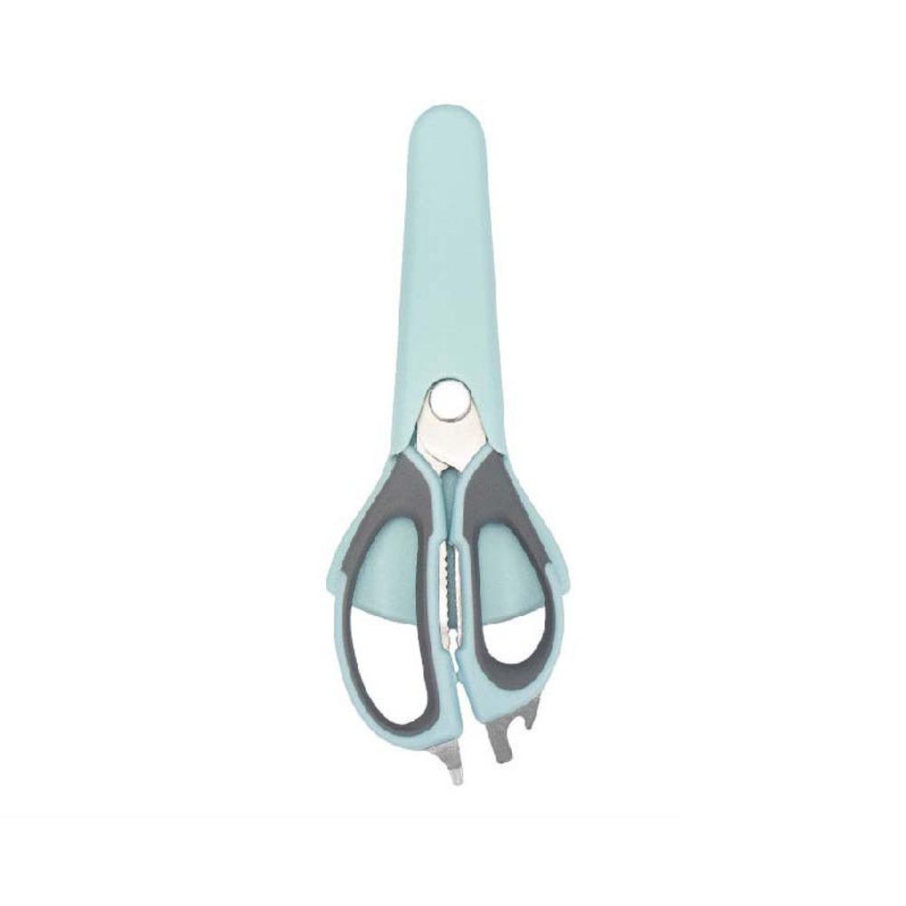 Ergonomic Handles Refrigerator Magnetic Scissors with Protective Cover Kitchen Scissor  Fish