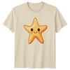 Happy Starfish TShirt Kawaii Sea Animal Birthday Gift For Him And Her
