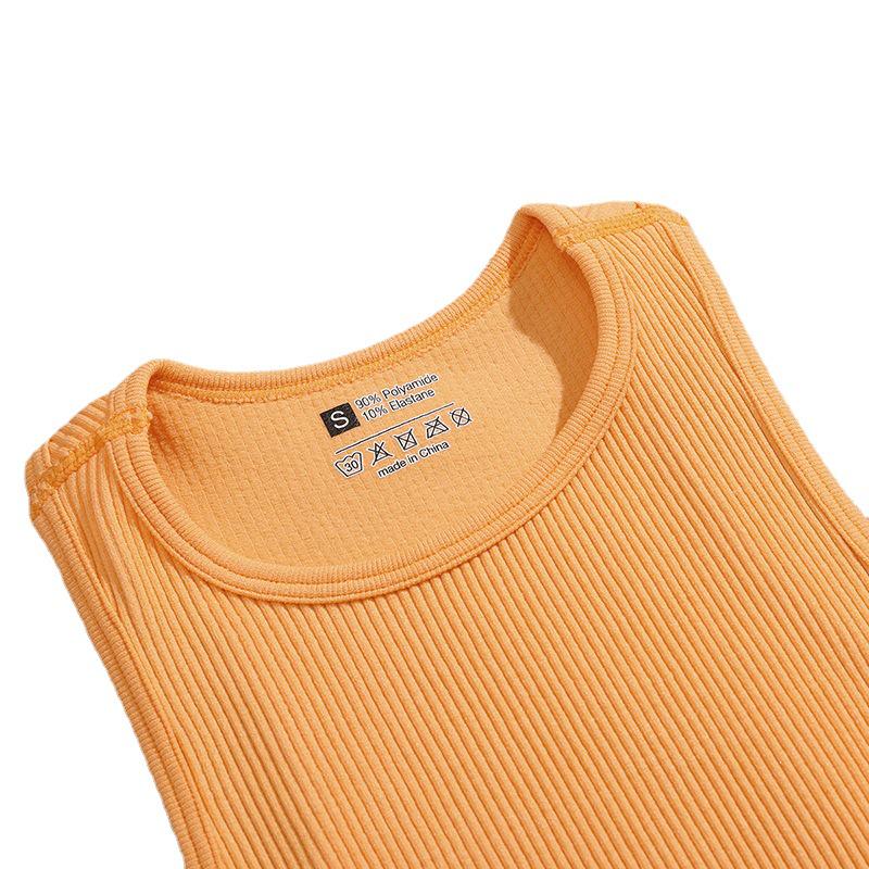 Ribbed Quick-Dry Yoga & Running Sports Bra - Skin-Friendly Nude Finish