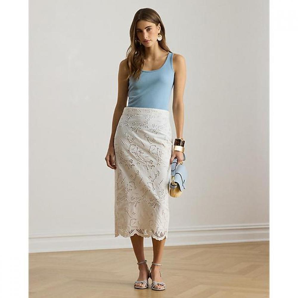 Lauren Ralph Lauren Stretch Cotton Tank Top Wmlrkniscm20042400 