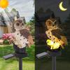 Owl     Lawn Ornament Waterproof Outdoor Yard Garden Lamp Decor