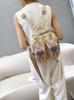 Fashion Casual Trendy Sequin Women's Handbag with Contrast Color Rhinestone Shoulder Crossbody Three-Purpose Design