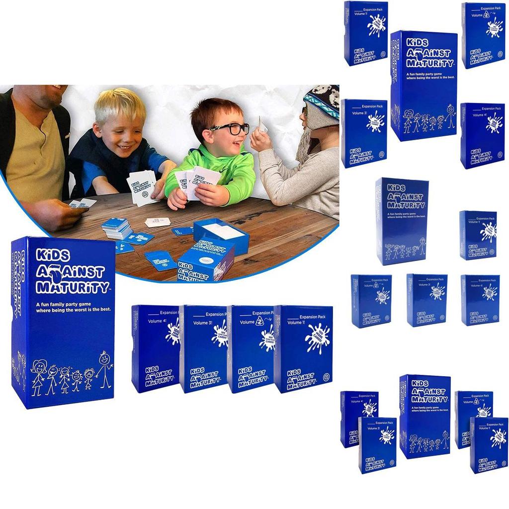 Fun-filled Kids Against Maturity Card Game For Friends And Family Parties
