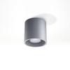 Plafon Orbis 1 Gu10 Szary Alu Sollux Sl.0018