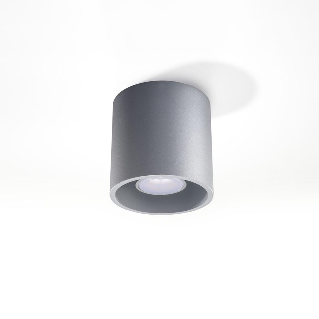 Plafon Orbis 1 Gu10 Szary Alu Sollux Sl.0018
