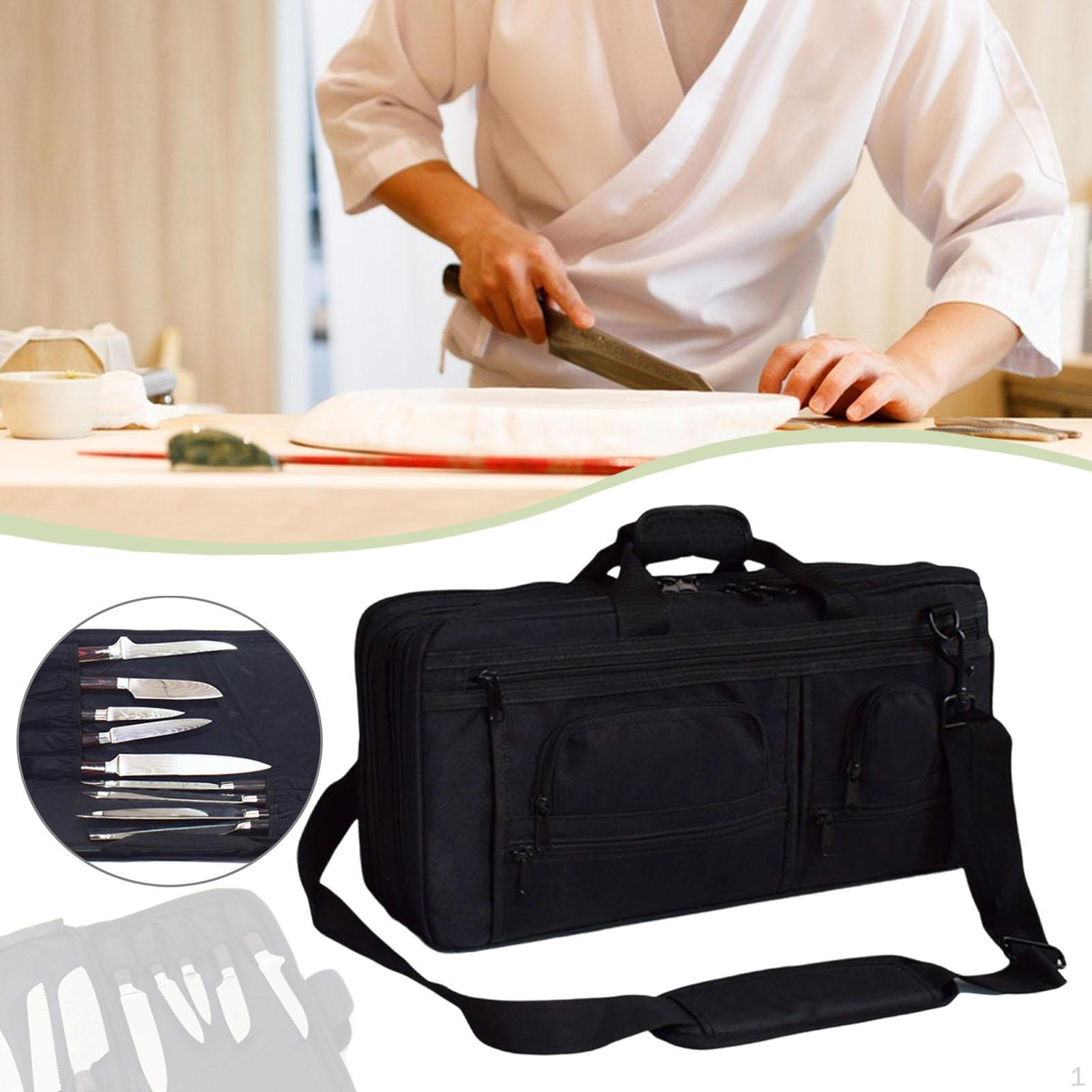 

Chef Knife Bag Pouch Holder Versatile Portable Gift Storage Carry Case Multifunctional for Travel