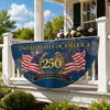 STATI UNITI D'AMERICA 250° Anniversario Giorno dell'Indipendenza Semi-Quincentennale Bandiera 1776 2026 Decorativa da Appendere Esterno Interno