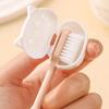 4Pcs Portable Toothbrush Head Case Cat Shape Toothbrush Head Covers  Bathroom Supplies