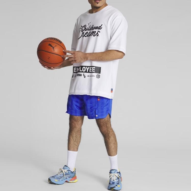 Puma CHILDHOOD DREAMS Basketball Shorts Men's Sapphire Blue 539922-01
