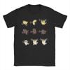 Gewichtheffende Kat T-shirt Zomer 100% Katoen T-shirts Voor Koppel Vrije Tijd Casual T-shirt Korte Mouwen Streetwear Kleding