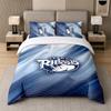 3Pcs Bedding SetLeeds Rhinos Soft Bed Sheet and Two Pillowcases Home Bedroom Decor
