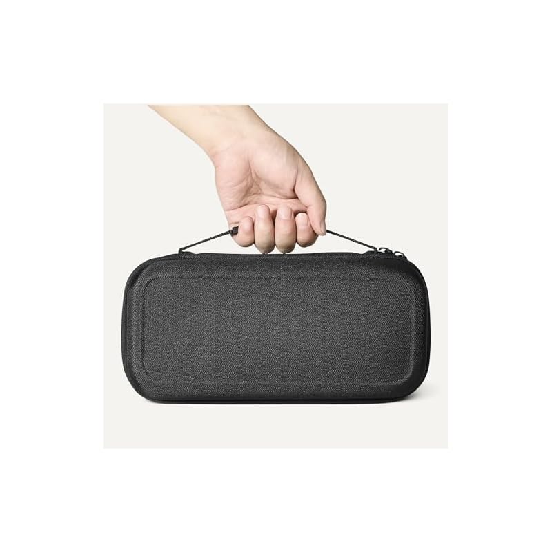 Amazon Basics Switch Carrying Case, Holds 12 Game Cards, Compatible with Switch 2/1/OLED Models, 1pc, Black