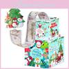Blue Dual Layer Christmas Money Envelope Cardboard Construction Gifts Festive