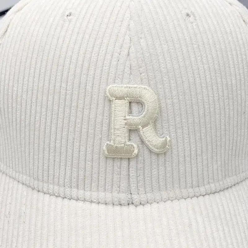 New Fashion Corduroy Baseball Cap Ladies Letter R Snapback Hat Men Shopping Dress Up Unisex Adjustable Casual Caps Hip Hop Hats