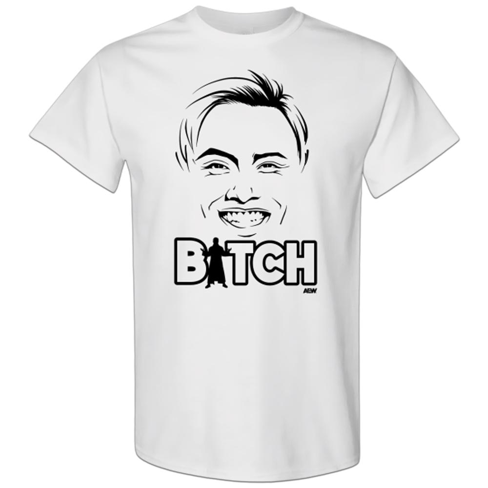 Cotton Men T Shirt Kazuchika Okada - B*tch L белый