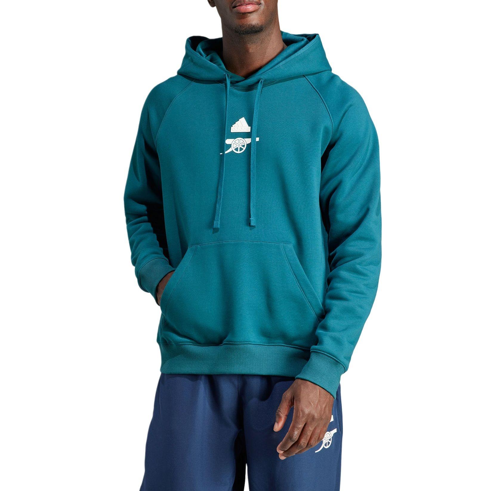adidas Arsenal LFSTLR Hoodies  Teal  Men s HZ2062 L