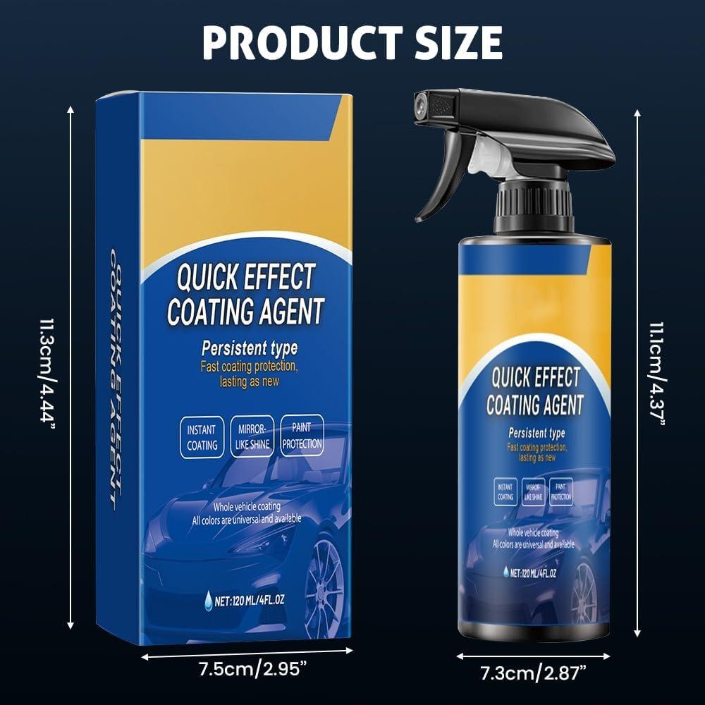 Flash Sale Car Coating Spray, Quick Effect Coating Agent, 2025 New Quickly Coat Car Wax, Car Scratch Wax Polish Spray Waterless Wash