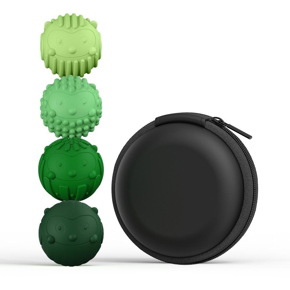 Magnetic Fidget Ball Toy Hedgehog Pattern Silicone Material Magnet Worry Balls Anti-Anxiety Stress Relief Sensory Ball Toy