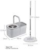 2025 Rotating Spin-Dry Mop with Bucket - Effortless No-Wash Cleaning for Easy Home Use