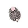 925 Sterling Silver Natural Rose Chalcedony Gemstone Handmade Jewelry Pendant CP-22-19