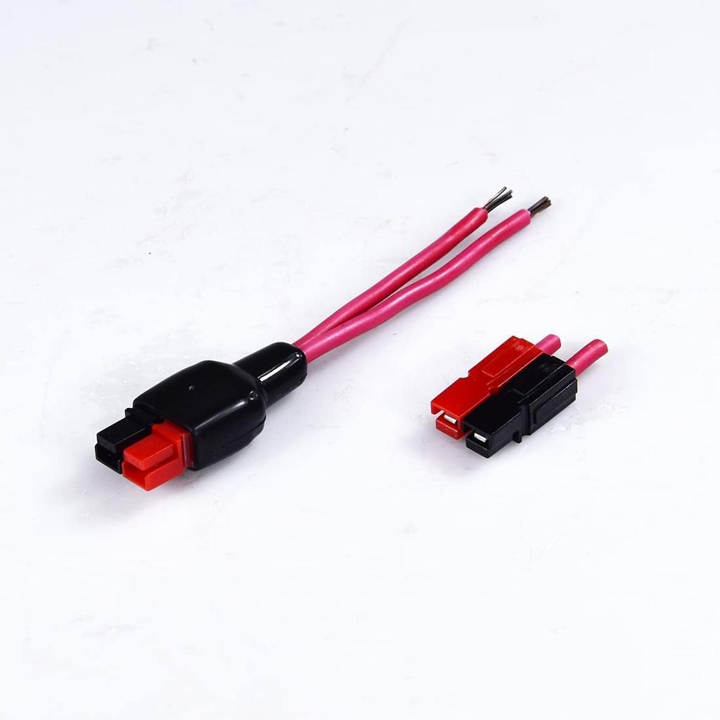 GTIWUNG 15 Pairs 45A/30A 600V Quick Disconnect Power Terminal Connector, Red Black Quick Connect