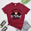 Take Me To The Lake TShirt Vintage Lake Life Summer Vacation Tshirt Cute Unisex Mountains Camping Outdoorsy Tee Shirt Top