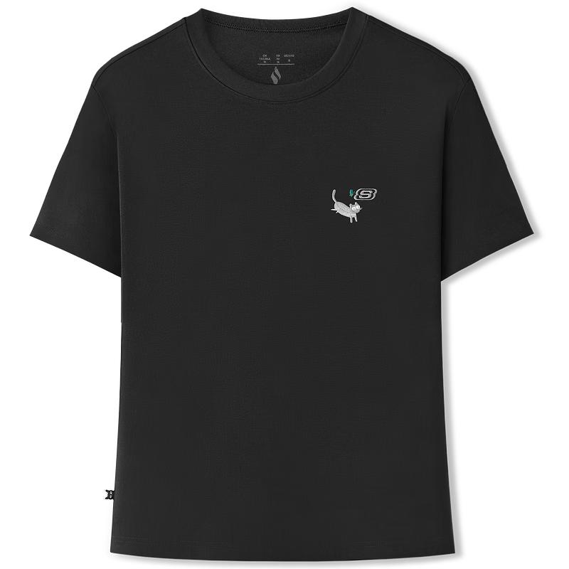 Skechers Women s Slim Fit Knit Short Sleeve T-Shirt XL