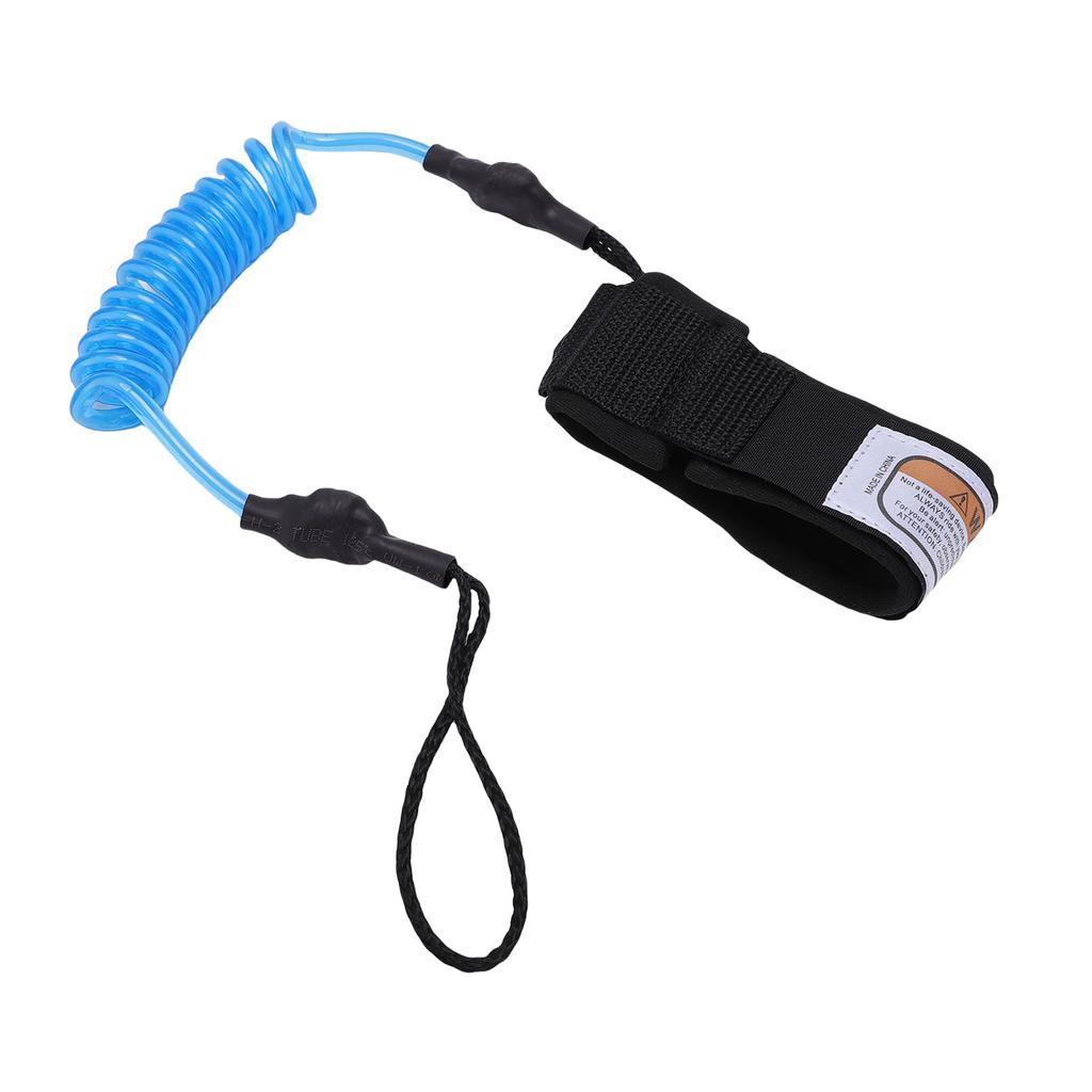 Surfboard Leash 4ft 5.5mm TPU Nylon 2-köpfige Surfleine für Shortboards Longboards Skimboards Blau