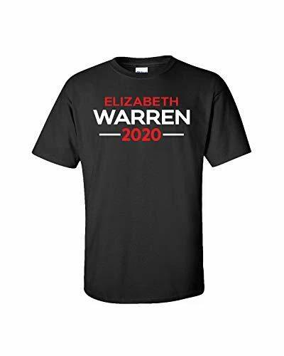 Political Elizabeth Warren 2020 Adult Short Sleeve Tee Shirt Black S