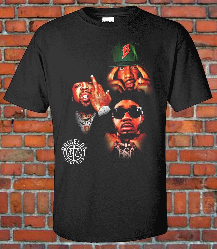 Griselda Records Death Row Themed Tee Conway Benny WestSide Gunn EXCLUSIVE M