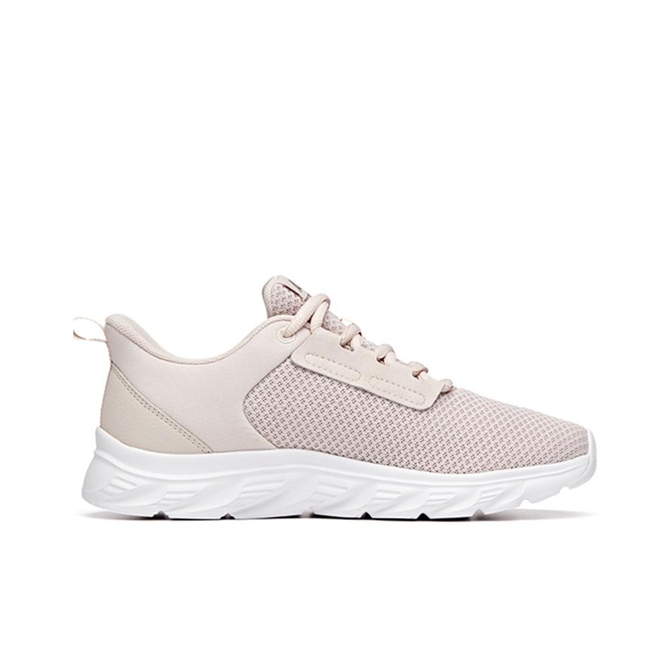 Anta Lifestyle Series Shock Absorbing Non-Slip Low-Top Sports Casual Shoes Women Sneakers Lotus-Gray 922225523-2
