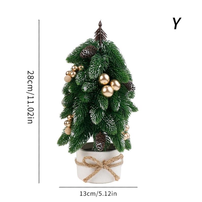 Artificial Christmas Trees Small False Tree For Home Office Desktop Holiday Decoration Party Supplies