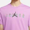 Jordan Sport DNA Casual Logo Crew Neck T-Shirt Men Tops Pink CZ8084-591