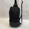 Used [Extremely Good Condition] Paul Smith Body Bag Leather Nylon Multi-Striped Super Rare