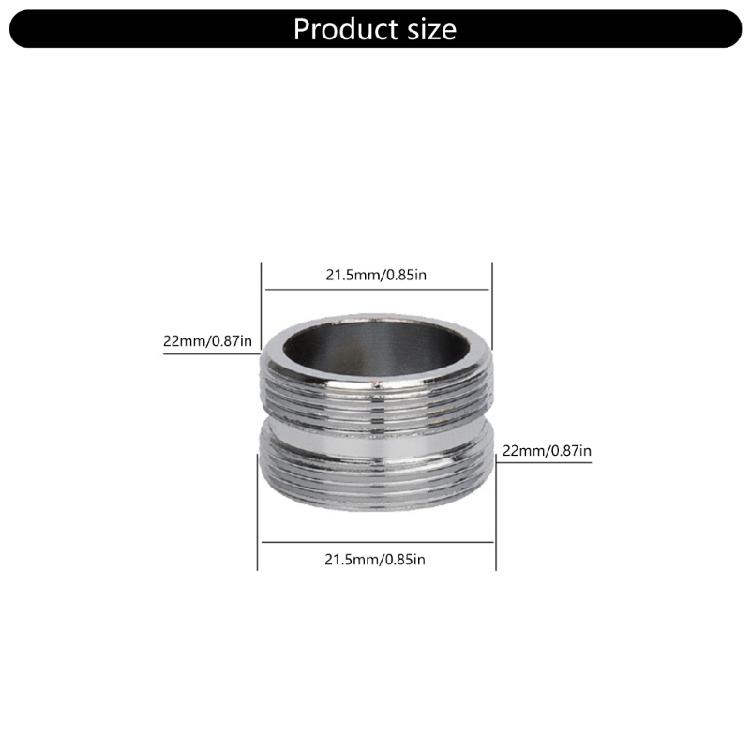 20 Pieces Tap Adapter Set Multipurpose Water Tap Connectors Thread Adapter for Kitchen Faucets and Garden Hose Use