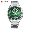 CURREN 8475 Men's Multifunction Waterproof Wristwatch with Large Dial