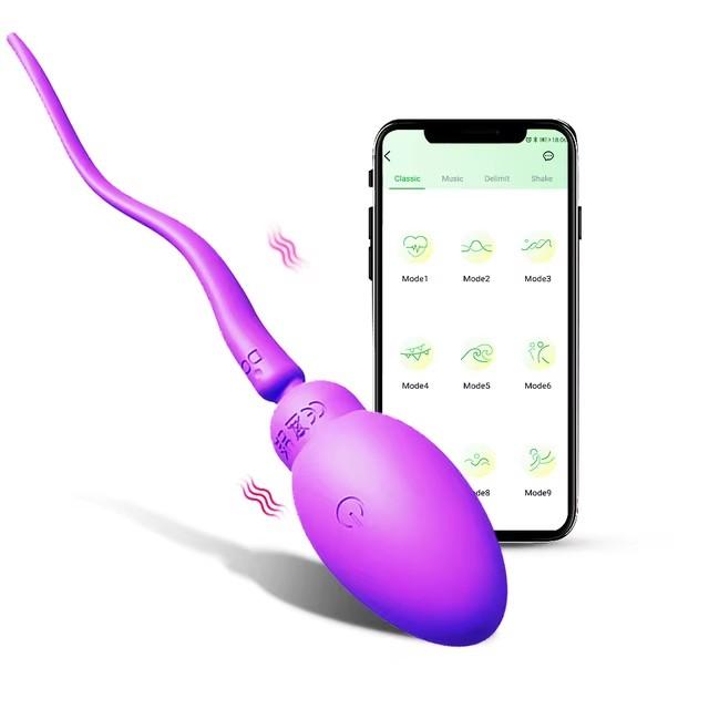 Tadpole Vibrator Female Vibrator G Spot Clitoral Stimulator Vagina Massager APP Wireless Control Dildo Vibrator Adult Sex Toys