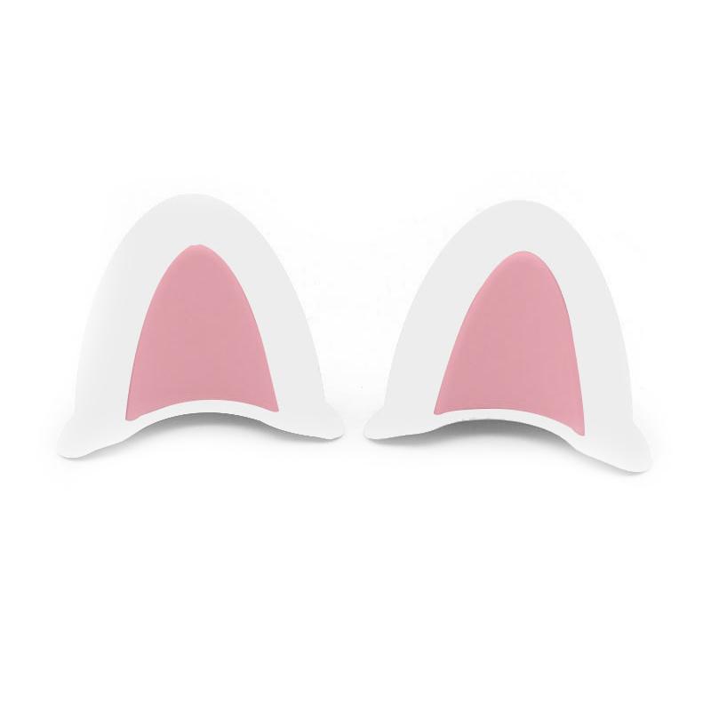 2 ks kočičí uši dekorace na helmu motocyklové elektrické samolepky dekorace roztomilé vícebarevné motocyklové helmy příslušenství univerzální