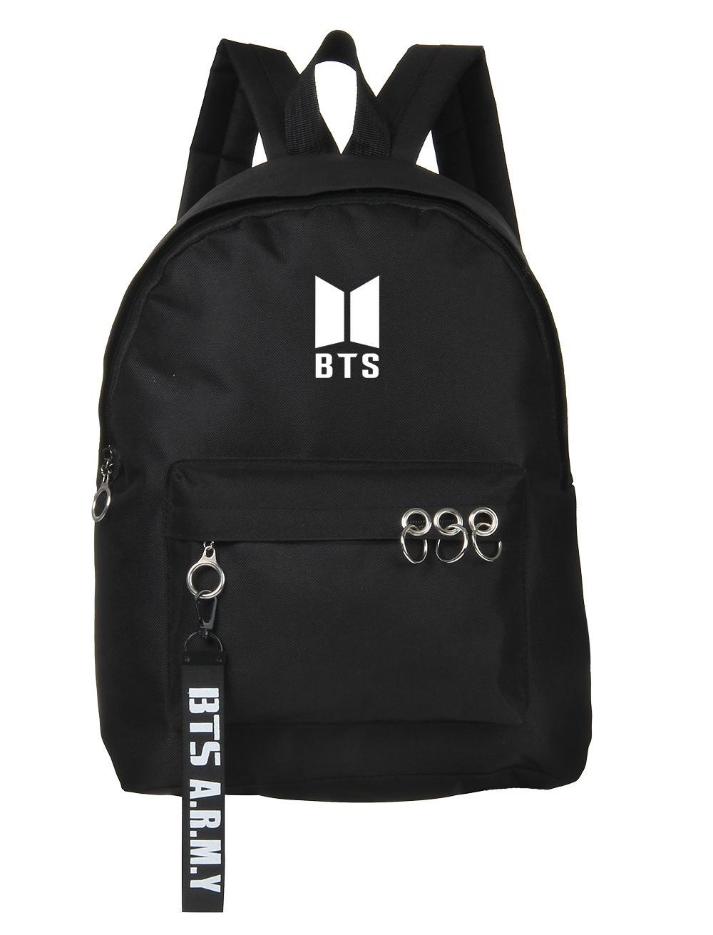 Premium Quality Kpop Bts Bangtan Boys Army Wings Jimone Unisex Backpack For School BTS Black
