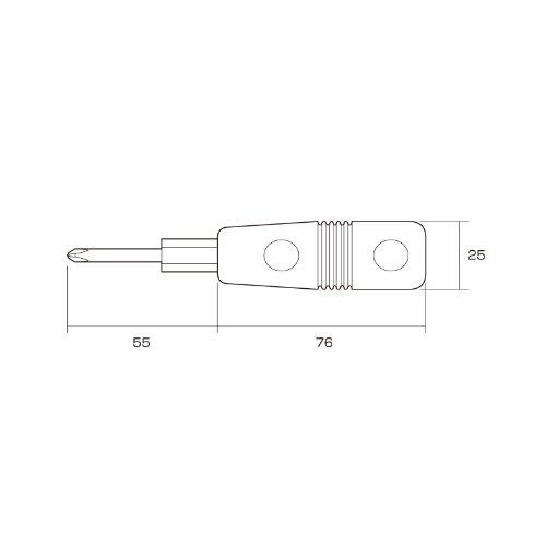 ANEX Screwdriver Set with Magic Coin, 8-Piece Set (Phillips 0/Phillips 1/Phillips 2/Slash 1.8/Slash 2.5/Slash 5/Slash 6/Drill Bit) No. 5800