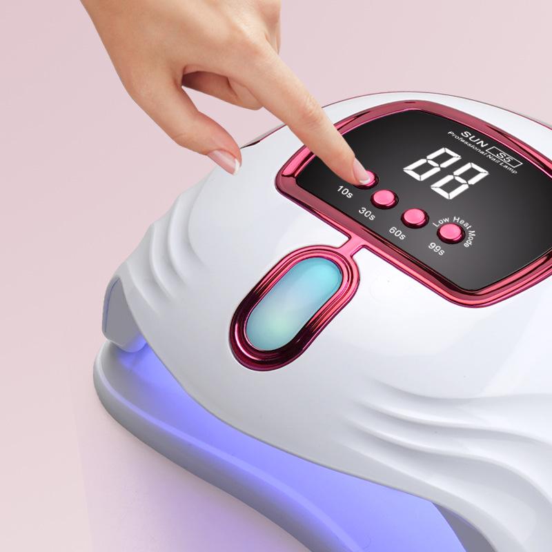 

268W High-Power UV Nail Lamp: Quick-Drying Gel Curing Light for Nail Art білий/синій